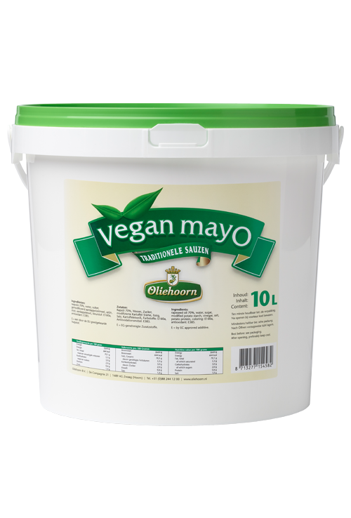 Vegan mayo 10L emmer - Oliehoorn