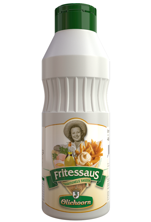 Fritessaus 25% 900ml knijpfles - Oliehoorn