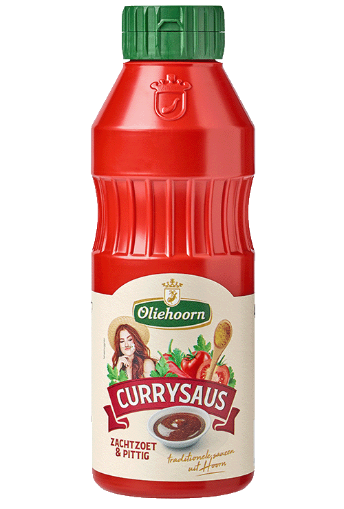 Oliehoorn currysaus | zoet en licht pittig - Oliehoorn