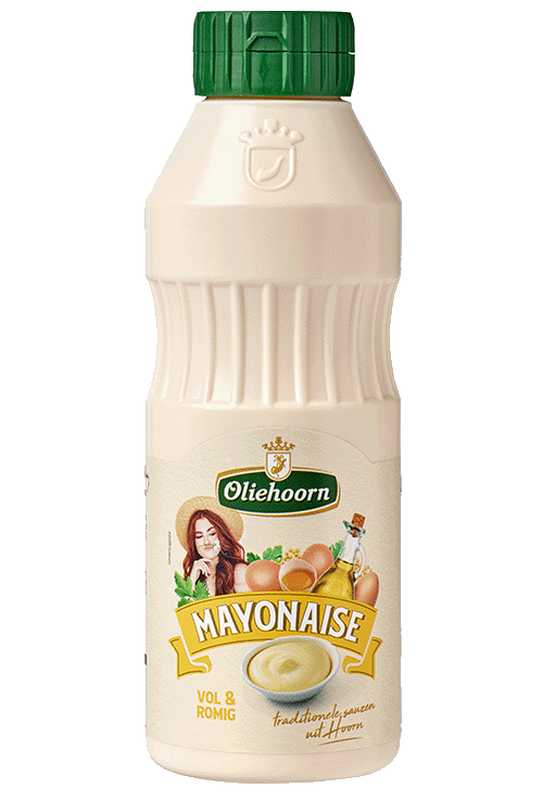 Oliehoorn Mayonaise 80% 465ml - vol en romig