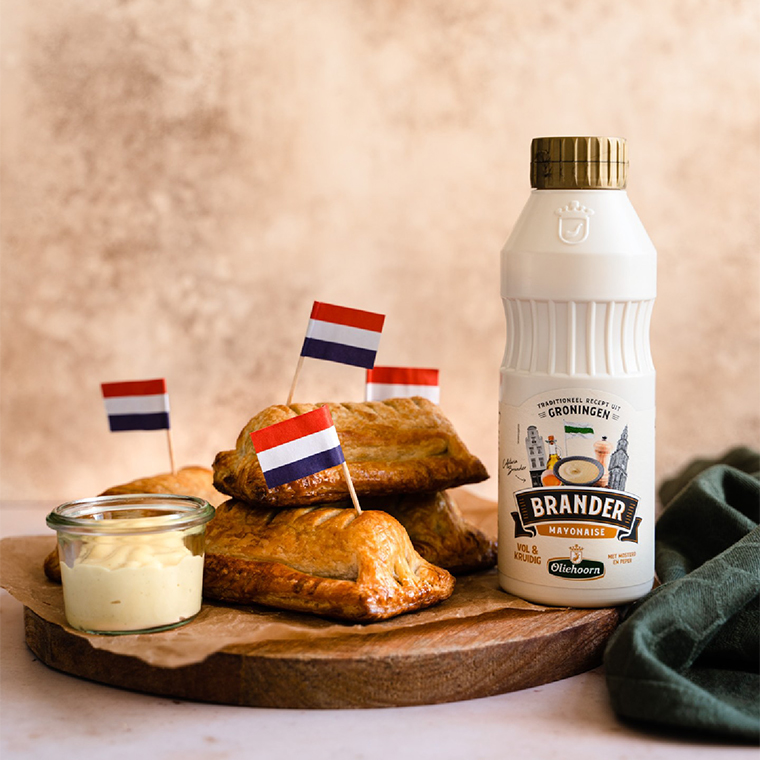 Oliehoorn Brander mayonaise - Recept: kroketbroodjes