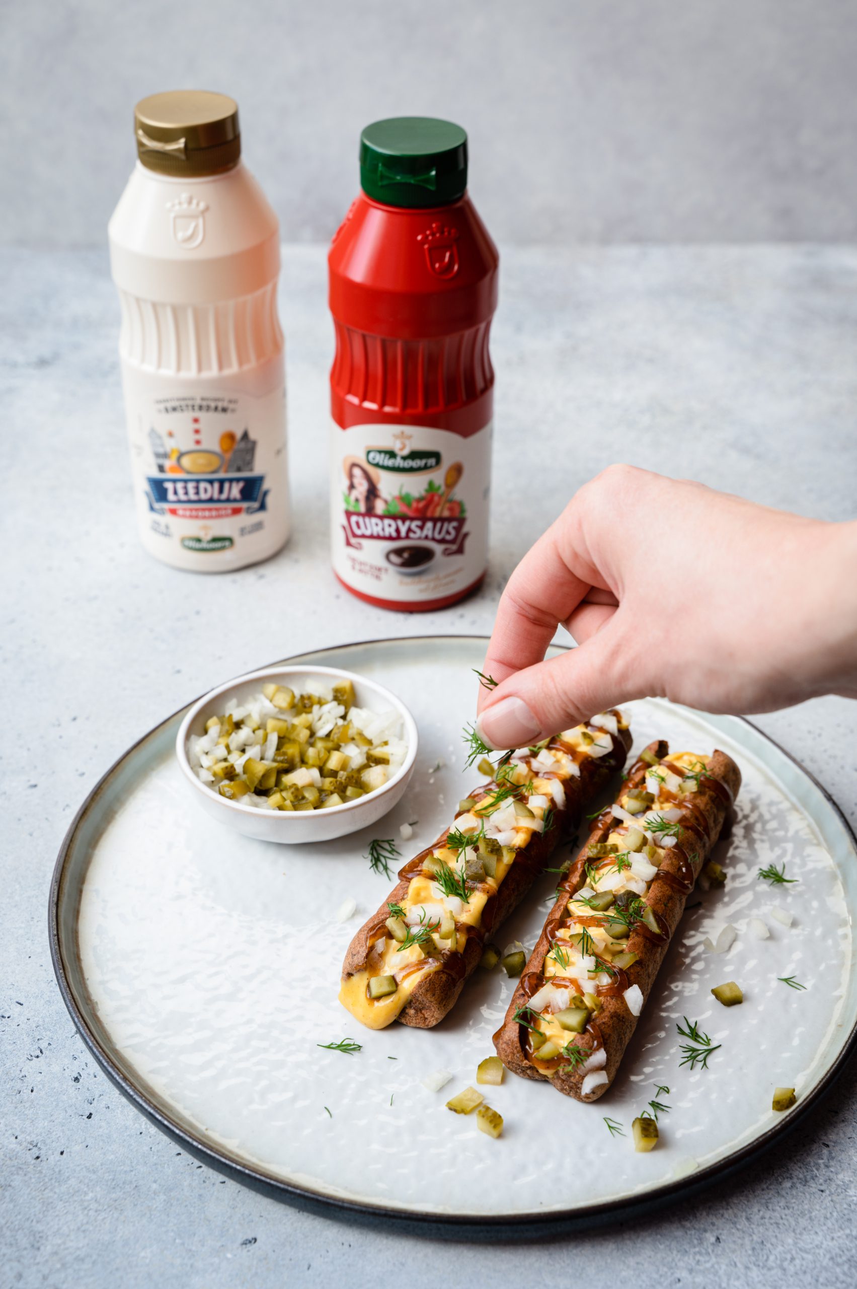 Frikandel speciaal met curry en Zeedijk-mayonaise