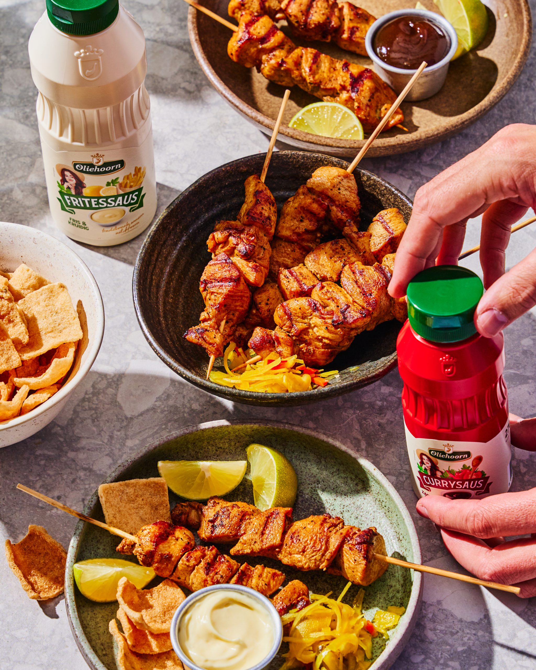 2025-3-28 BBQ Mini-Spiesjes met Kip, Frietsaus en curry V1